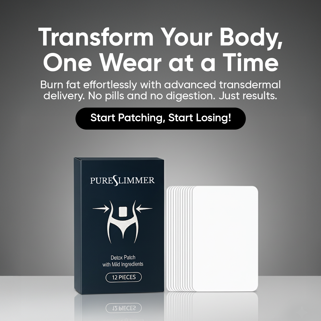 PureSlimmer Detox Patch | Burn Belly Fat Up to 90%, See Visible Results in 7 Days!