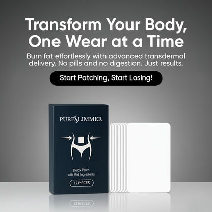 PureSlimmer Detox Patch | Burn Belly Fat Up to 90%, See Visible Results in 7 Days!