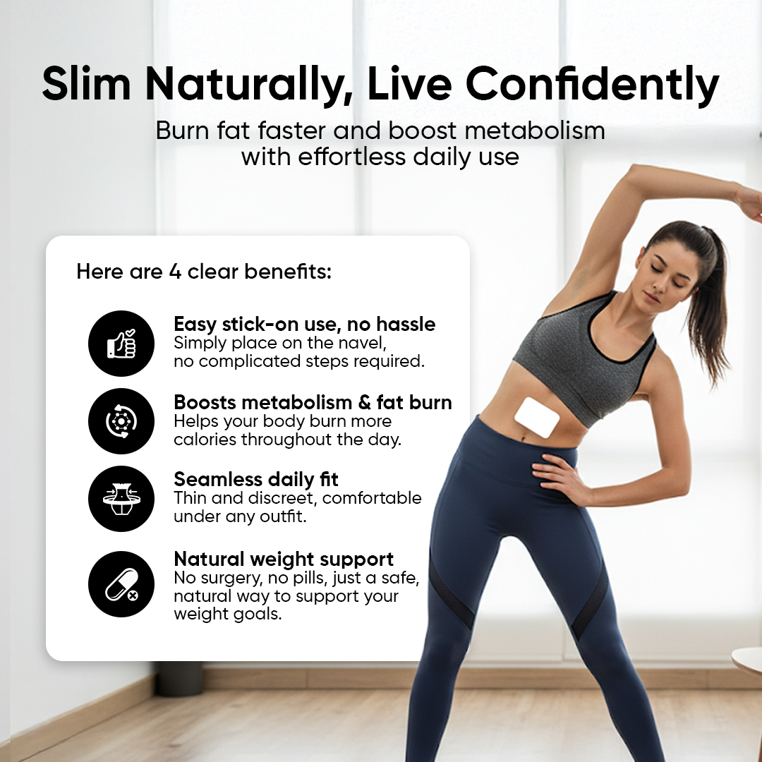 PureSlimmer Detox Patch | Burn Belly Fat Up to 90%, See Visible Results in 7 Days!